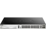 D-Link DGS-3130-30TS Ethernet Switch - 26 Ports - Manageable - Gigabit Ethernet - 1000Base-T - 3 Layer Supported - Modular - Optical Fiber  Twisted Pair