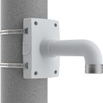 AXIS T91B67 Pole Mount for Network Camera - White - 33.07 lb Load Capacity