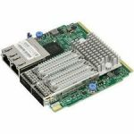 Supermicro AOC-MHIBF-M2Q2GM Infiniband/Ethernet Host Bus Adapter - 2 x Total Infiniband Port(s) - 2 x Network (RJ-45) Port(s) - 2 x Total Expansion Slot(s) - QSFP - Plug-in Module