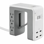 APC PE6U4W Essential Surgearrest 6 Outlet w/ 5V2.4A 4-Port USB Charger 120V