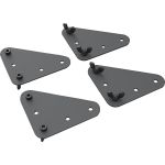 Heckler Design Mounting Adapter Kit for Display Stand  Cart  LCD Display - Black Gray - 200 x 200  200 x 300  200 x 400  300 x 200  300 x 300  300 x 400  500 x 200  500 x 300  500 x 400