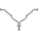 Kensington SmartFit Mounting Arm for Monitor - Gray  Silver - Landscape/Portrait - Height Adjustable - 2 Display(s) Supported - 13in to 34in Screen Support - 39.60 lb Load Capacity - 75
