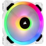 Corsair CO-9050091-WW LL Series LL120 RGB 120mm Dual Light Loop RGB LED PWM Fan Single Pack White