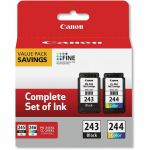 Canon PG-243 / CL-244 Original Inkjet Ink Cartridge - Value Pack - Black  Color Pack