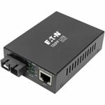 Tripp Lite by Eaton Gigabit Singlemode Fiber to Ethernet Media Converter POE+ - 10/100/1000 SC 1310 nm 20 km (12.4 mi.) - 1 x Network (RJ-45) - 1 x SC Ports - DuplexSC Port - Single-mod