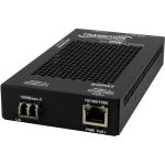 Transition Networks SGPAT1039-105 Transceiver/Media Converter - 1 x Network (RJ-45) - 1x PoE+ (RJ-45) Ports - 1 x LC Ports - Multi-mode - 850 nm Fiber - Gigabit Ethernet - 1000Base-SX