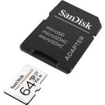 SanDisk SDSQQNR-064G-AN6IA 64GB High EnduranceUHS-I microSDXC Memory Card with SD Adapter