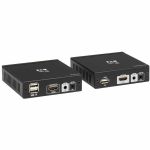 Tripp Lite by Eaton HDMI HDBaseT KVM Console Extender over Cat6 - 2 USB Ports IR 4K 30 Hz (130 ft.) 1080p (230 ft.) - 1 Computer(s) - 1 Local User(s) - 230 ft Range - 4K - 3840 x 2160 M