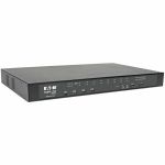 Tripp Lite by Eaton NetDirector 16-Port Cat5 KVM over IP Switch - Virtual Media 1 Remote + 1 Local User 1U Rack-Mount TAA - 16 Computer(s) - 1 Local User(s) - 1 Remote User(s) - 19 x Ne