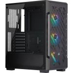 Corsair CC-9011173-WW iCUE 220T RGB Airflow Tempered Glass Mid-Tower Smart Case Black