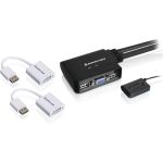 IOGEAR GCS22DPKIT 2-Port VGA and DisplayPort KVMSwitch Kit 2 Computers 2048x1536 2x USB 2.0 VGA 2x DP