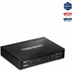 TRENDnet 6-port Gigabit Poe+ Switch; TPE-TG611; 4 X Gigabit Poe+ Ports; 1 X Gigabit Port; 1 X SFP Slot; Supports 100/1000Base-FX Fiber SFP Modules; Ethernet Desktop Network Switch; Life