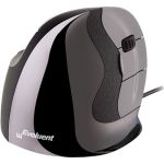 Evoluent Vertical Mouse D  Right Wired Medium - Laser - Cable - USB Type A - Scroll Wheel - Medium Hand/Palm Size - Right-handed - 1 / Each