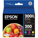 Epson DURABrite 200XL/200 (T200XL-BCS) Original High Yield Inkjet Ink Cartridge - Multi-pack - Black  Cyan  Magenta  Yellow - 1 Each