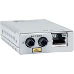 Allied Telesis MMC2000/ST Transceiver/Media Converter - 1 x Network (RJ-45) - 1 x ST Ports - Multi-mode - 850 nm Fiber - Gigabit Ethernet - 10/100/1000Base-T  1000Base-SX - 0.50 km - AC