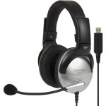 Koss SB45 USB Headsets & Gaming - Stereo - USB - Wired - 100 Ohm - 18 Hz to 20 kHz - Over-the-head - Binaural - Circumaural - 8 ft Cable - Noise Reduction Microphone