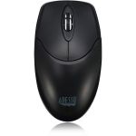 Adesso Antimicrobial Wireless Desktop Mouse - Optical - Wireless - 30 ft - Radio Frequency - 2.40 GHz - Black - USB Type A - 1200 dpi - Scroll Wheel - 3 Button(s) - Symmetrical - 2 x AA