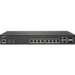 SonicWall SWS12-10FPOE Ethernet Switch - 10 Ports - Manageable - Gigabit Ethernet - 1000Base-T  1000Base-X - 2 Layer Supported - 2 SFP Slots - 152.80 W Power Consumption - 130 W PoE Bud