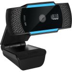 Adesso CyberTrack H5 1080P Webcam - 2.1 Megapixel - 30 fps - USB 2.0 - Auto Focus - Built-In MIC - Tripod Mount - Privacy Shutter Cover - 1920 x 1080 Video - Works with Zoom  Webex  Sky