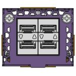 Extreme Networks 5520-VIM Interface Module - For Data Networking  Optical Network - 4 x Network - Optical Fiber25 Gigabit Ethernet