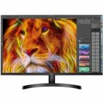 LG 32BN50U-B 31.5in 4K Monitor 3840 x 2160 Resolution 16:9 Aspect Ratio FreeSync 60Hz Refresh Rate 5W Stereo Speakers2x HDMI 2.0 1x DisplayPort 1.4 1x 3.5 mm