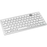 Kensington Multi-Device Dual Wireless Compact Keyboard - Wireless Connectivity - Bluetooth/RF - 2.40 GHz - Multimedia Hot Key(s) - Computer  Tablet  Mobile Phone - Windows  Mac OS  Chro