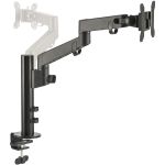 SIIG Single Pole Arm Multi-Angle Replaceable Articulating Monitor Desk Mount - 14in to 30in - Heavy Duty Multi-Adjustable Mount - Up to 17.6lbs