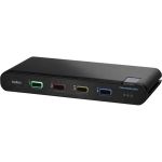 Belkin Universal 2nd Gen Secure KVM Switch  4-Port Single Head No CAC - 4 Computer(s) - 1 Local User(s) - 3840 x 2160 - 4 x PS/2 Port - 6 x USB - HDMI - DisplayPort - Desktop  Under Tab