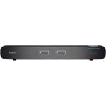 Belkin Universal 2nd Gen Secure KVM Switch  2-Port Dual Head No CAC - 2 Computer(s) - 1 Local User(s) - 3840 x 2160 - 2 x PS/2 Port - 4 x USB - HDMI - DisplayPort - Desktop  Under Table