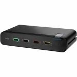 Belkin Universal 2nd Gen Secure KVM Switch  4-Port Dual Head w/ CAC - 4 Computer(s) - 1 Local User(s) - 4K - 3840 x 2160 - 50 Hz  60 Hz - 4 x PS/2 Port - 11 x USB - HDMI - DisplayPort -