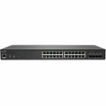 SonicWall SWS14-24FPOE Ethernet Switch - 24 Ports - Manageable - Gigabit Ethernet  10 Gigabit Ethernet - 1000Base-T  10GBase-X - 2 Layer Supported - 500.40 W Power Consumption - 410 W P