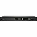 SonicWall SWS14-24FPOE Ethernet Switch - 24 Ports - Manageable - Gigabit Ethernet  10 Gigabit Ethernet - 1000Base-T  10GBase-X - 2 Layer Supported - 500.40 W Power Consumption - 410 W P