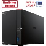 Buffalo LinkStation SoHo 720DB 8TB Hard Drives Included (2 x 4TB  2 Bay) - Hexa-core (6 Core) 1.30 GHz - 2 x HDD Supported - 2 x HDD Installed - 8 TB Installed HDD Capacity - 2 GB RAM -