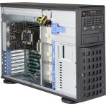 Supermicro SuperChassis 745BAC-R1K23B - Tower - Black - 4U - 11 x Bay - 2 x 1230 W - Power Supply Installed - EATX  ATX  Micro ATX Motherboard Supported - 5 x Fan(s) Supported - 3 x Ext