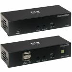 Tripp Lite by Eaton DisplayPort over Cat6 Extender Kit KVM Support USB 4K DP1.2a PoC HDCP 2.2 230 ft. (70 m) TAA - 2 Computer(s) - 1 Local User(s) - 2 Remote User(s) - 230 ft Range - 4K