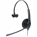 Jabra BIZ 1500 Headset - Mono - Quick Disconnect - Wired - 150 Ohm - 20 Hz to 4.50 kHz - Over-the-head - Monaural - Supra-aural - 3.12 ft Cable - Noise Cancelling Microphone - Noise Can