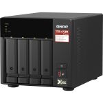 QNAP TS-473A-8G-US 4-Bay NAS Enclosure4x 3.5in/2.5in SATA III Drive Bays 2x M.2 2280 PCIe Cache Drive Slots2.2 GHz AMD V1500B Quad-Core CPU 8GB DDR4 RAM 2x 2.5G Ethernet Ports