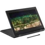 Lenovo 500e Chromebook 2nd Gen 81MC005AUS 11.6in Touchscreen Convertible 2 in 1 Chromebook - HD - Intel Celeron N4120 - 4 GB - 32 GB Flash Memory - English Keyboard - Black - Intel Chip