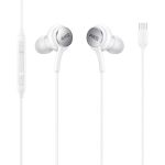 4XEM USB-C AKG Earphones with Mic and Volume Control (White) - Stereo - USB Type C - Wired - Earbud - Binaural - In-ear - White - Compatible with iPhone 15 - iPhone 15 Plus + iPhone 15