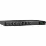 Tripp Lite by Eaton PDU 1.44kW 120V Single-Phase ATS/Local Metered PDU - 8 NEMA 5-15R Outlets Dual 5-15P Inputs 12 ft. Cords 1U TAA - Metered Auto Transfer Switch - NEMA 5-15P - 8 x NEM