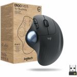Logitech 910-006197 ERGO M575 Wireless TrackballOptical Wireless Bluetooth 2.40 GHz USB 2000 dpi Scroll Wheel Graphite