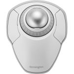 Kensington Orbit Wireless Trackball with Scroll Ring - White - Optical - Wireless - Bluetooth/Radio Frequency - 2.40 GHz - White - 1600 dpi - Scroll Ring  Scroll Ball - Symmetrical - 1