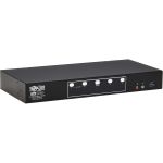 Tripp Lite by Eaton 4-Port DisplayPort Dual-Display KVM Switch - 4K 60 Hz USB 3.2 Gen 1 HDCP 2.2 USB Sharing - 4 Computer(s) - 1 Local User(s) - 4096 x 2160 - 50 Hz  60 Hz - 1 x Network