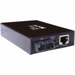 Eaton Tripp Lite Series Hardened Gigabit Fiber to Ethernet Media Converter  10/100/1000 Mbps  RJ45/SC Singlemode  -10&deg; to 60&deg;C  10 km (6.2 mi.)  TAA - 1 x Network (RJ-45) - 1 x