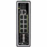 Tripp Lite by Eaton 8-Port Managed Industrial Gigabit Ethernet Switch - Layer 2  1 Gbps  PoE+ 30W  4 GbE SFP Ports  -40deg to 75degC  DIN Mount - 8 Ports - Manageable - Gigabit Et