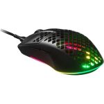 SteelSeries Aerox 3 Wireless 2022 Edition - Optical - Cable - Onyx - USB Type A - 18000 dpi - 6 Button(s) - Right-handed