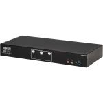 Tripp Lite by Eaton 2-Port HDMI Dual-Display KVM Switch - 4K 60 Hz USB 3.2 Gen 1 HDCP 2.2 USB Sharing - 1 Computer(s) - 4096 x 2160 - 50 Hz  60 Hz - 1 x Network (RJ-45) - 6 x USB - 5 x
