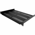 StarTech SHELF-1U-12-FIXED-V 1U Vented Server Rack Cabinet Shelf - Fixed 12in Deep Cantilever Rackmount Tray for 19in Data/AV/Networ