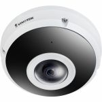 Vivotek FE9391-EHV-v2 12 Megapixel Outdoor Network Camera - Color - Fisheye - Black  White - 65.62 ft Infrared Night Vision - H.265  H.264  MJPEG - 2944 x 2944 - 1.22 mm Fixed Lens - 30