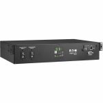 Tripp Lite by Eaton 5.8kW 208/240V Single-Phase ATS/Monitored PDU - 16 C13  2 C19 & 1 L6-30R Outlets  Dual L6-30P Inputs  10 ft. Cords  2U  TAA - Monitored - NEMA L6-30P - 16 x IEC 6032